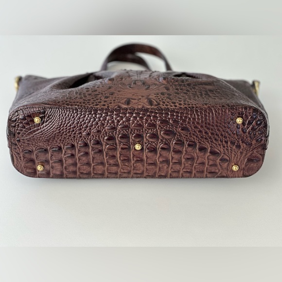 NWT- Brahmin Hunter Quartz Stanton Tote/Bag/Purse - Crocodile Brown - Picture 14 of 16